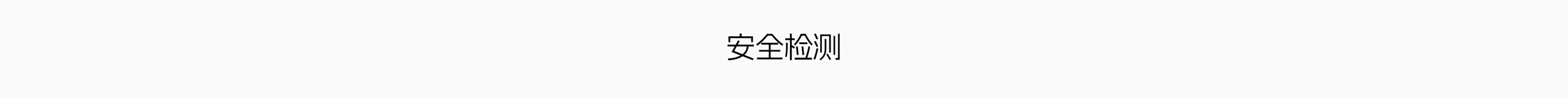 安全检测